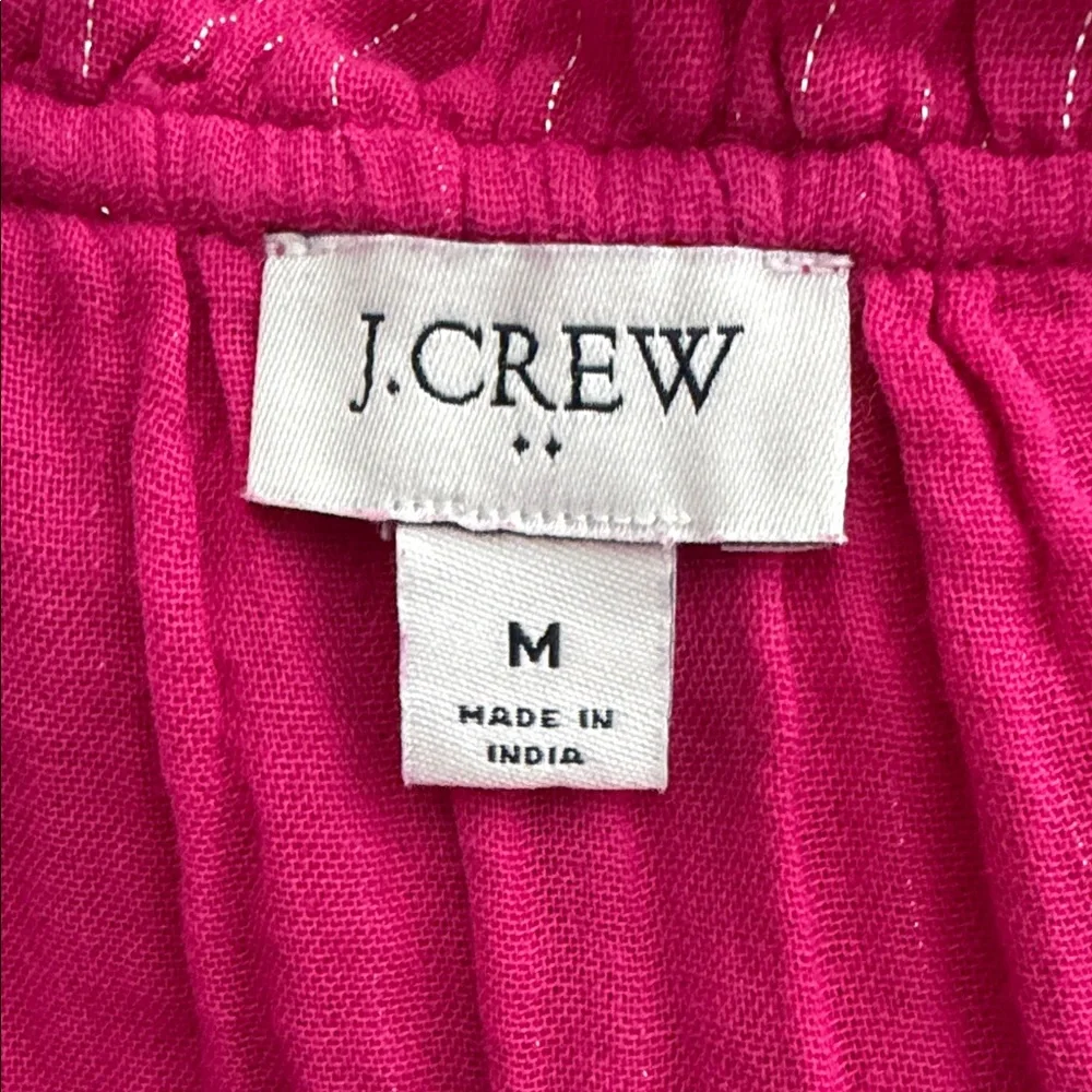 J.Crew Pink and silver Sleeveless Dress with Tassels size Medium